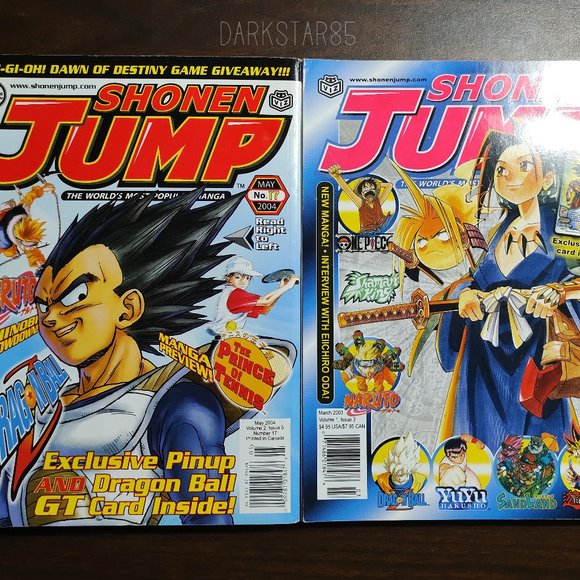 Lot of 2 - Shonen Jump Magazine March 2003 and May 2004 - Picture 1 of 11